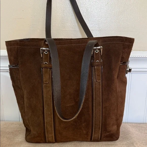 Coach vintage 2005 suede Hampton tote - Picture 8 of 14